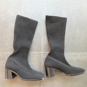 Miista Candra Tall Stretch Boot Black size 38